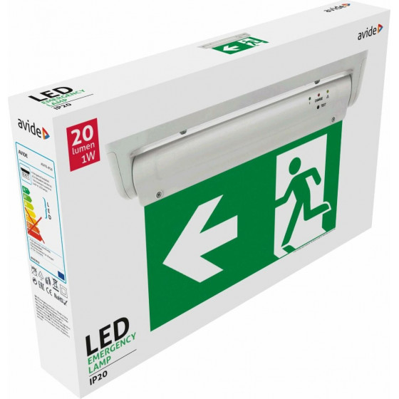 Avide Exit Light IP20 - (AEXITL-IP20)
