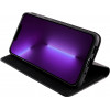 Idol 1991 ���� Iphone 14 6.1'' Elite ANTI-Rfid Book Stand BLACK - (5205308317811)