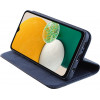 Idol 1991 ���� Vivo Y76 5G 6.58'' Elite ANTI-Rfid Book Stand BLUE - (5205308317958)