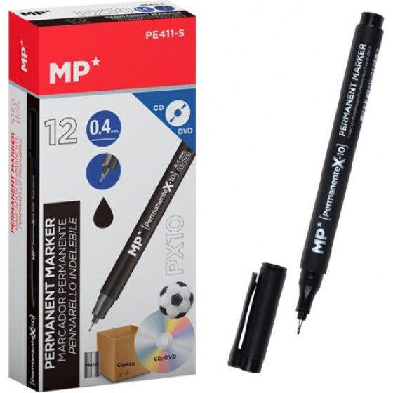 MP ���������� ���������� ��� CD-DVD, 0.4mm, ������, 12��� - (PE411-S)