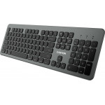Canyon Ultra-Slim Bluetooth Keyboard BK-10 Us Wireless Black - (CND-HBTK10-US)