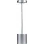 GloboStar Jojo �������� ����������� ��������� �������� Led 1.5W 105lm 120� Dc 5V ���������������� �� �������� Li-Ion 1800mAh - �������� ���� �� 3 ��������� �������� Cct 1500K - 4500K - 6000K Dimmable - D8 x H34cm - ����� - (76521)