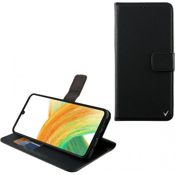 Volte-Tel ���� Samsung A33 5G A336 6.4'' Allure Magnet Book Stand Clip BLACK - (5205308314797)