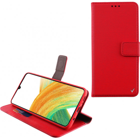 Volte-Tel ���� Samsung A33 5G A336 6.4'' Allure Magnet Book Stand Clip RED - (5205308314834)