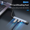 Orico Usb Hub AH-A12F, 3x Usb �����, Micro Sd ����, ���� - (AH-A12F-GY-BP)