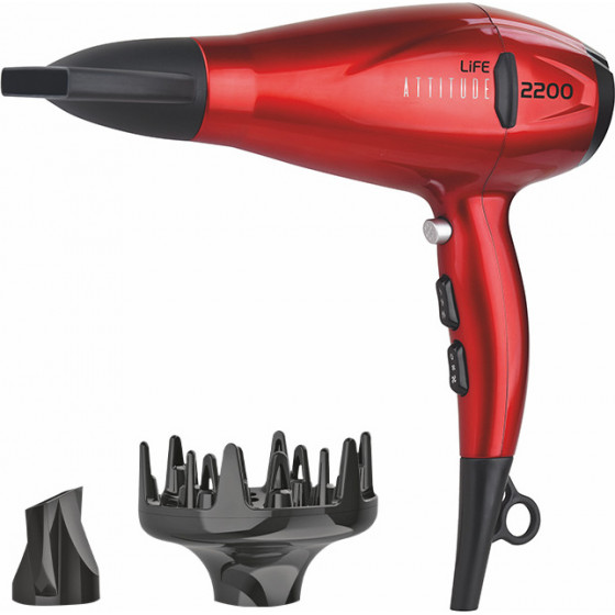 Life Attitude 2200W Hairdryer With Ac MOTOR