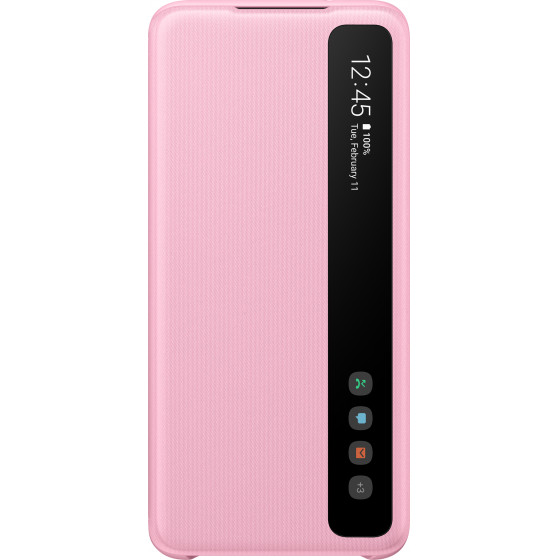 Samsung Clear View Cover S20 Pink - (EF-ZG980CPEGEU)