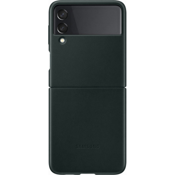 Samsung Leather Cover Galaxy Z Flip 3 5G Green - (EF-VF711LGEGWW)
