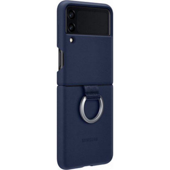 Samsung Silicone/Ring Cover Galaxy Z Flip 3 5G Navy - (EF-PF711TNEGWW)