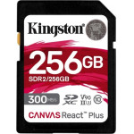Kingston Sd Card 256GB Cnvas React Plus Sdxc U3 - (SDR2/256GB)