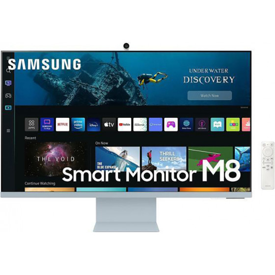 Samsung Smart 4K Ergonomic Monitor 32'' With Webcam & Speakers - (LS32BM80BUUXEN)