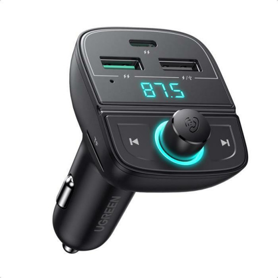 Ugreen Fm Transmitter Bluetooth And Car Charger CD229 80910 - (CD229/80910)