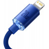 Baseus Crystal Shine Series Cable Type-C to Lightning 20W 1.2m Blue - (CAJY000203)