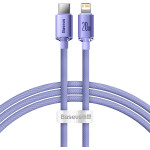 Baseus Crystal Shine Series Cable Type-C to Lightning 20W 1.2m Lilac - (CAJY000205)