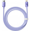 Baseus Crystal Shine Series Cable Type-C to Lightning 20W 1.2m Lilac - (CAJY000205)