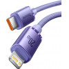 Baseus Crystal Shine Series Cable Type-C to Lightning 20W 1.2m Lilac - (CAJY000205)