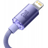 Baseus Crystal Shine Series Cable Type-C to Lightning 20W 2m Lilac - (CAJY000305)