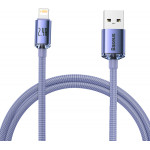 Baseus Crystal Shine Series Cable USB to Lightning 2.4A 1.2m Lilac - (CAJY000005)