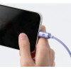 Baseus Crystal Shine Series Cable USB to Lightning 2.4A 1.2m Lilac - (CAJY000005)