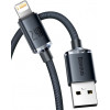 Baseus Crystal Shine Series Cable USB to Lightning 2.4A 2m Black - (CAJY000101)