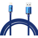 Baseus Crystal Shine Series Cable USB to Lightning 2.4A 2m Blue - (CAJY000103)