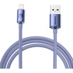 Baseus Crystal Shine Series Cable USB to Lightning 2.4A 2m Lilac - (CAJY000105)