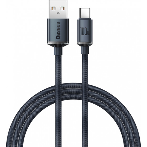 Baseus Crystal Shine Series Cable USB to Type-C 100W 1.2m Black - (CAJY000401)