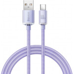 Baseus Crystal Shine Series Cable USB to Type-C 100W 1.2m Lilac - (CAJY000405)