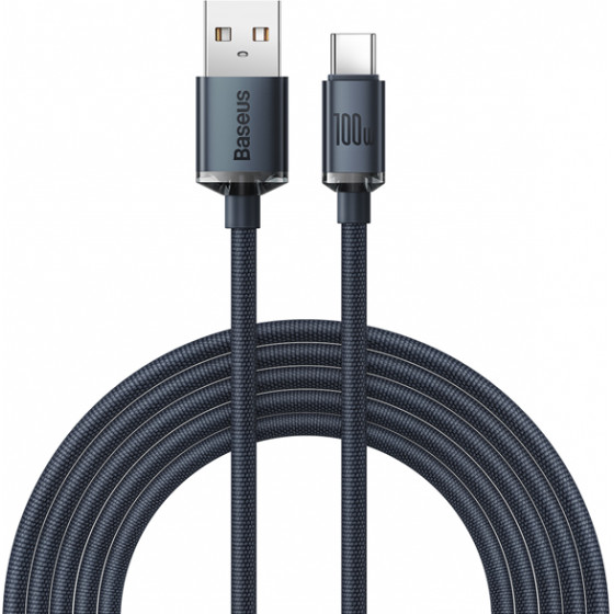 Baseus Crystal Shine Series Cable USB to Type-C 100W 2m Black - (CAJY000501)