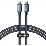 Baseus Crystal Shine Series PD Cable Type-C to Type-C 100W 1.2m Black - (CAJY000601)