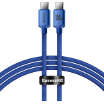 Baseus Crystal Shine Series PD Cable Type-C to Type-C 100W 1.2m Blue - (CAJY000603)
