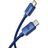 Baseus Crystal Shine Series PD Cable Type-C to Type-C 100W 1.2m Blue - (CAJY000603)
