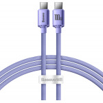 Baseus Crystal Shine Series PD Cable Type-C to Type-C 100W 1.2m Lilac - (CAJY000605)