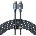 Baseus Crystal Shine Series PD Cable Type-C to Type-C 100W 2m Black - (CAJY000701)