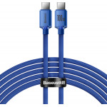 Baseus Crystal Shine Series PD Cable Type-C to Type-C 100W 2m Blue - (CAJY000703)