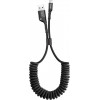 Baseus Spring Cable USB to Lightning 2A 1m Black - (CALSR-01)
