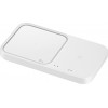 Samsung Wireless Charger Pad Duo White & Travel Charger - (EP-P5400TWEGEU)