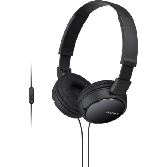 Sony Headphones MDRZX110AP Black - (MDRZX110APB.CE7)