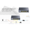 Cudy PoE+ Switch 5-Port 10/100/1000MBps PoE+, 60W - (GS1005P)