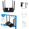 Cudy Router 4G LTE, AC1200 1200MBps Wi-Fi, 4x Ethernet Ports - (LT500)