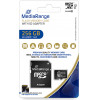 MediaRange microSDXC Memory card, UHS-1 | Class 10, With Sd adapter, 256GB - (MR946)