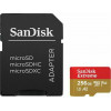 Sandisk Extreme Flash Memory Card 256 Gb Microsdxc UHS-I - (SDSQXAV-256G-GN6MA)