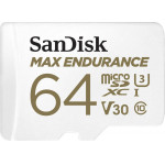 Sandisk Max Endurance 64GB Microsdxc Memory Card With Adapter For Home Security Cameras And Dash Cams - (SDSQQVR-064G-GN6IA)