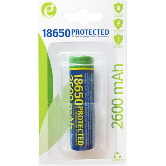 Energenie LITHIUM-Ion 18650 Battery Protected 2600 Mah - (EG-BA-18650/2600)