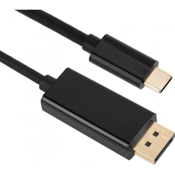Powertech ������� USB-C �� Displayport 4K/60Hz, 2m, ����� - (PTH-071)