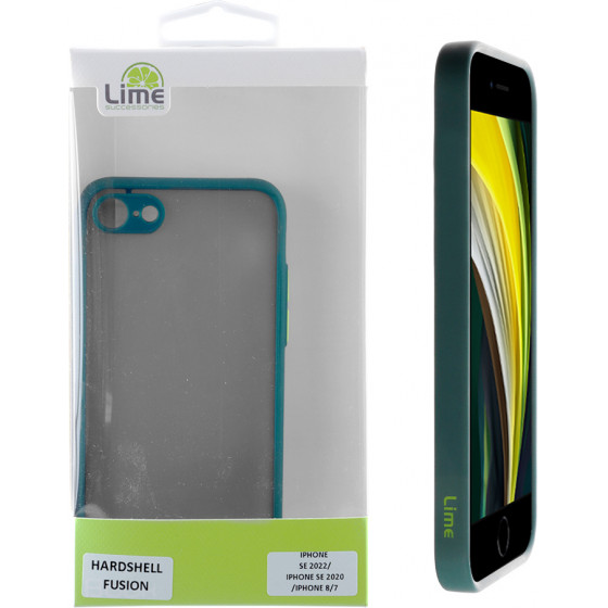 Lime ���� Iphone Iphone Se 2022/Iphone Se 2020/Iphone 8/7 4.7'' Hardshell Fusion Full Camera Protection Blue With Yellow KEYS