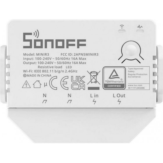 Sonoff ��������� Wifi 16A - (MINIR3)
