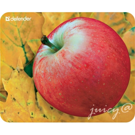Defender Mousepad Juicy 220 X 180 X 0.4 Mm (Red APPLE) - (50412-02)