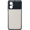 Lime ���� Xiaomi Poco M4 5G 6.58'' Hardshell Fusion Full Camera Protection Black With Red KEYS