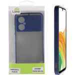 Lime ���� Xiaomi Poco M4 5G 6.58'' Hardshell Fusion Full Camera Protection Blue With Yellow KEYS